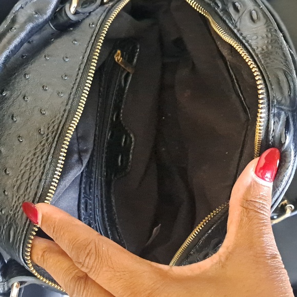 Croc Studded Round Handbag - Picture 6 of 7